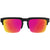 Spy Helm 5050 Sunglasses Soft Matte Black Translucent Pink/Happy Gray Green