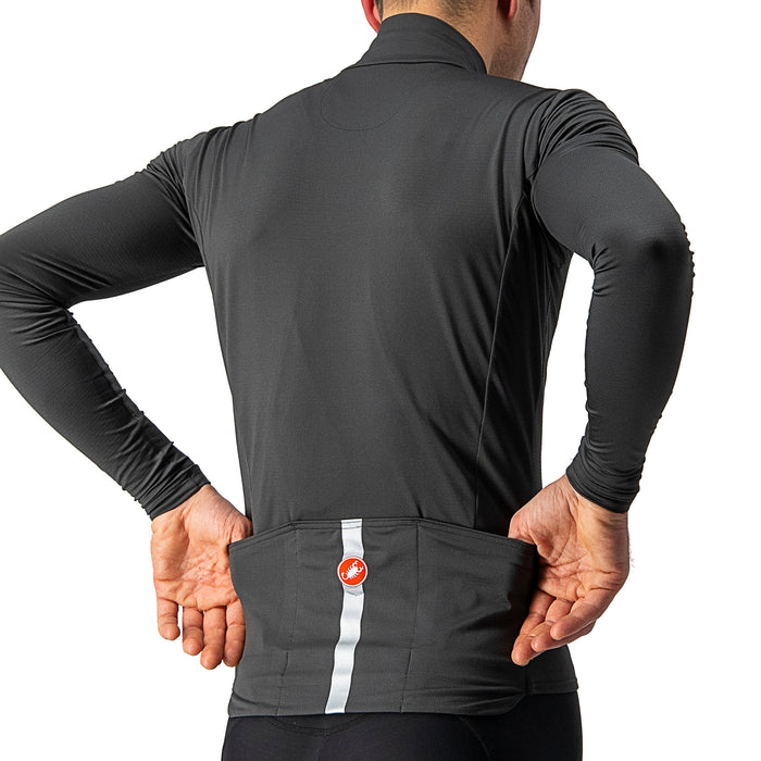 Castelli Pro Thermal Mid LS Jersey Dark Gray