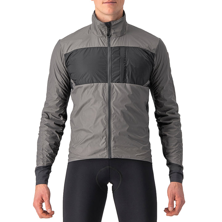 Castelli Unlimited Puffy Jacket Nickel Gray/Dark Gray
