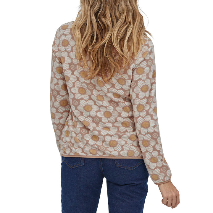Patagonia Micro D Snap-T Pullover - Women's Matilija Poppy Burst/Pampas Tan