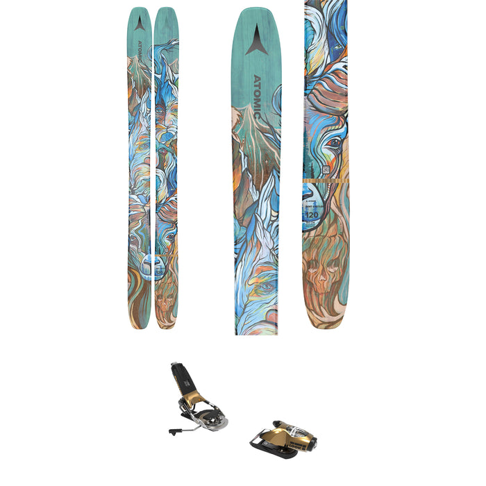Atomic Bent Chetler 120 Skis + Look Pivot 15 GW Ski Bindings 2022