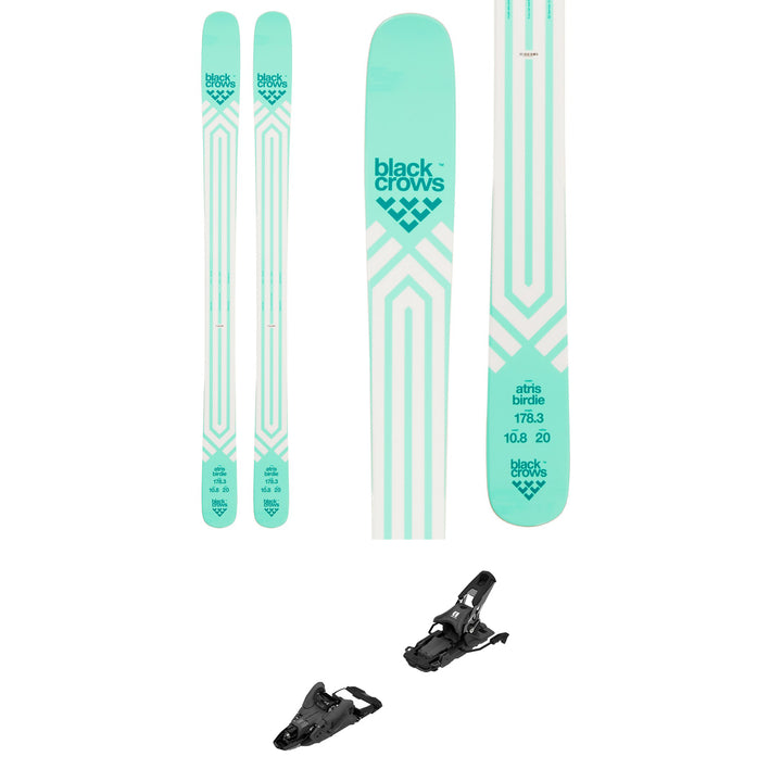 Black Crows Atris Birdie Skis + Armada Shift MNC 10 Alpine Touring Ski Bindings - Women's 2022