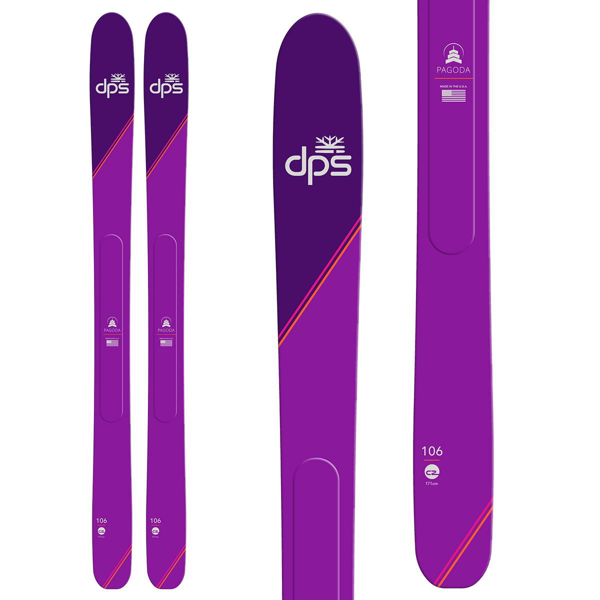 DPS Pagoda 106 C2 Skis - Women's 2022