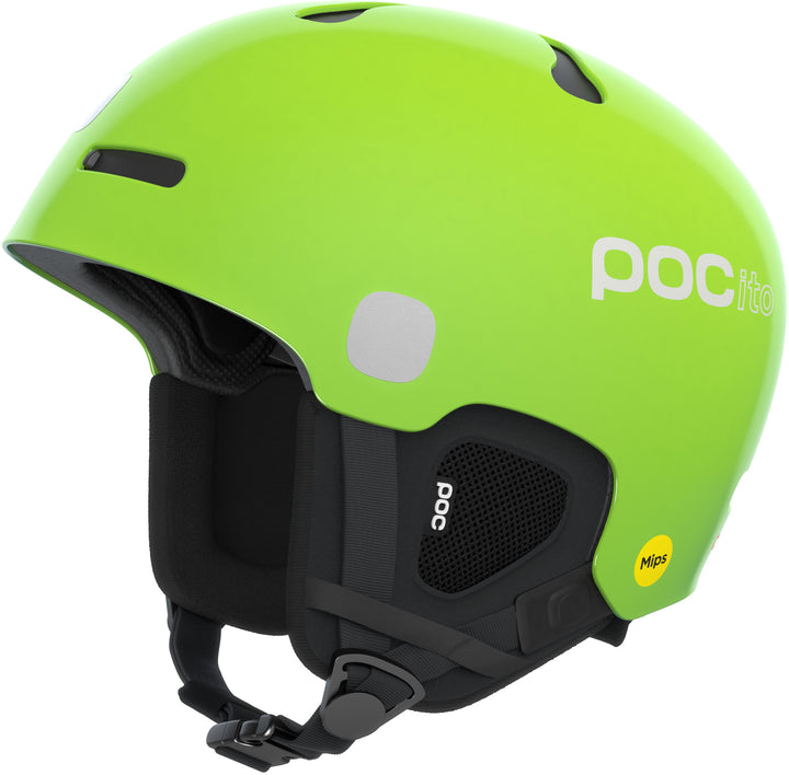 POC POCito Auric Cut MIPS Helmet - Kids' Fluorescent Yellow/Green