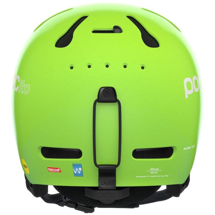 POC POCito Auric Cut MIPS Helmet - Kids' Fluorescent Yellow/Green