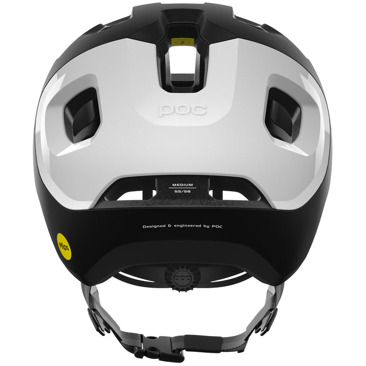 POC Axion Race MIPS Bike Helmet Uranium Black Matte/Hydrogen White