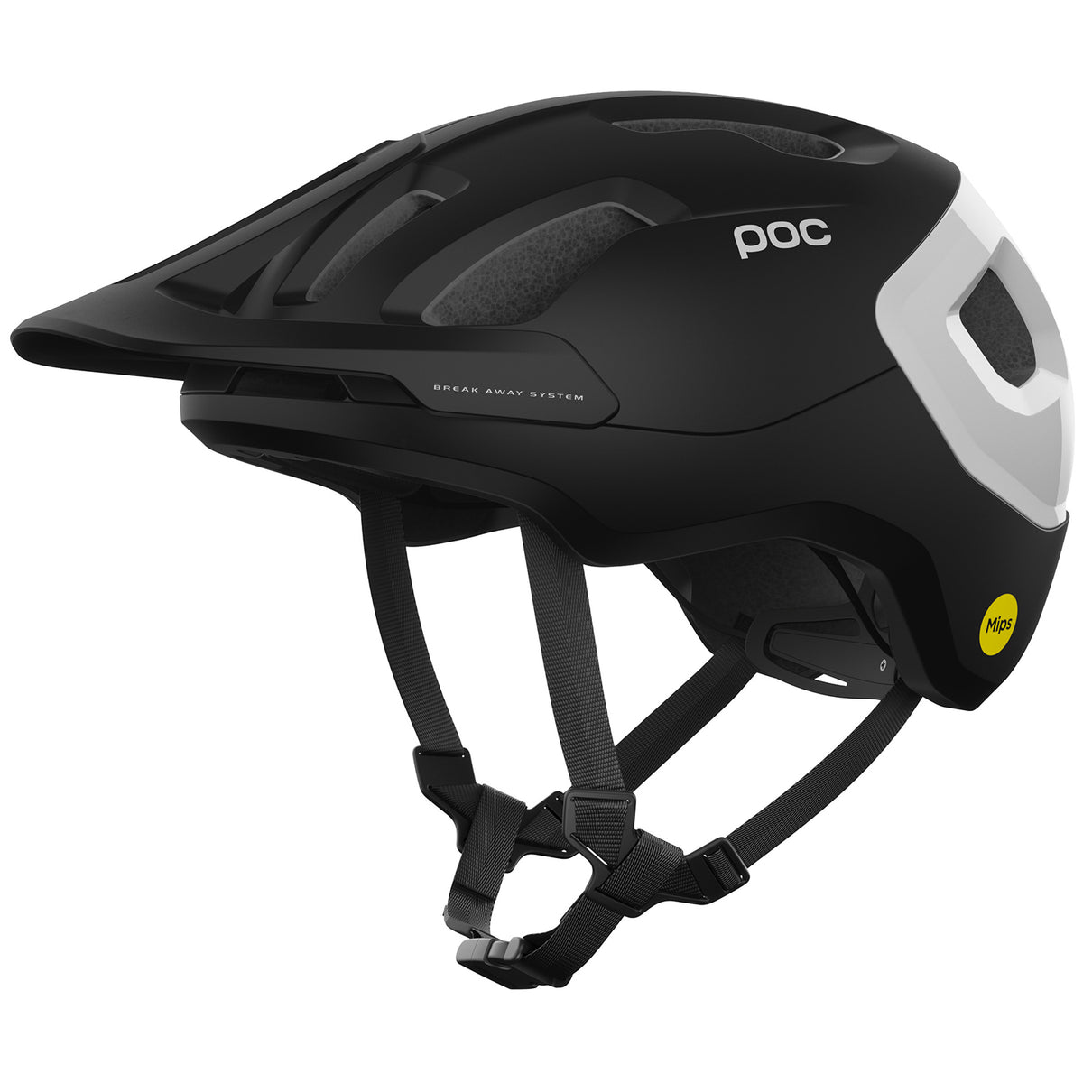 POC Axion Race MIPS Bike Helmet Uranium Black Matte/Hydrogen White