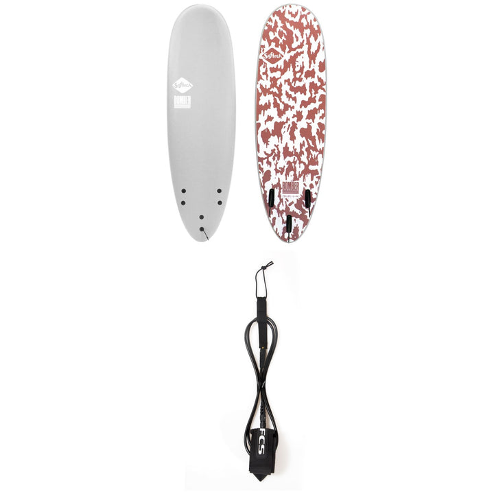 Softech Bomber FCS II 6'4" Surfboard + FCS 7' Reg Classic Leash