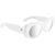 Spy Hangout Sunglasses Matte White/Bronze Platinum Spectra Mirror