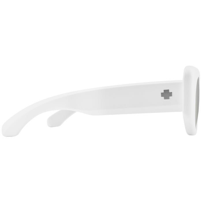 Spy Hangout Sunglasses Matte White/Bronze Platinum Spectra Mirror