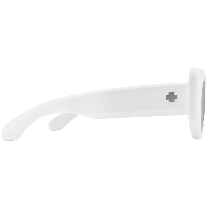 Spy Hangout Sunglasses Matte White/Bronze Platinum Spectra Mirror