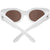 Spy Hangout Sunglasses Matte White/Bronze Platinum Spectra Mirror