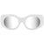 Spy Hangout Sunglasses Matte White/Bronze Platinum Spectra Mirror