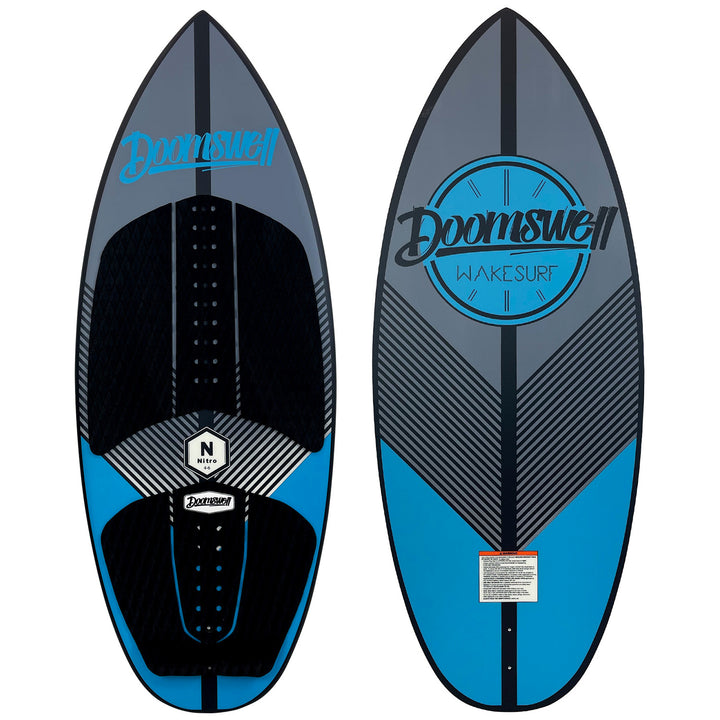 Doomswell Nitro Wakesurf Board 2022 Blue/Grey