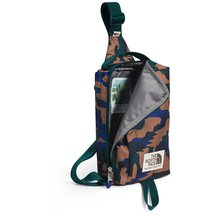 The North Face Berkeley Field Bag TNF Black Dazzle Camo Print/Ponderosa Green