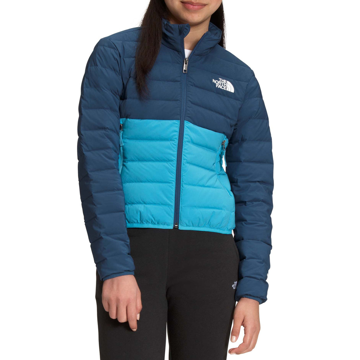 The North Face Belleview Stretch Down Jacket - Girls' Shady Blue