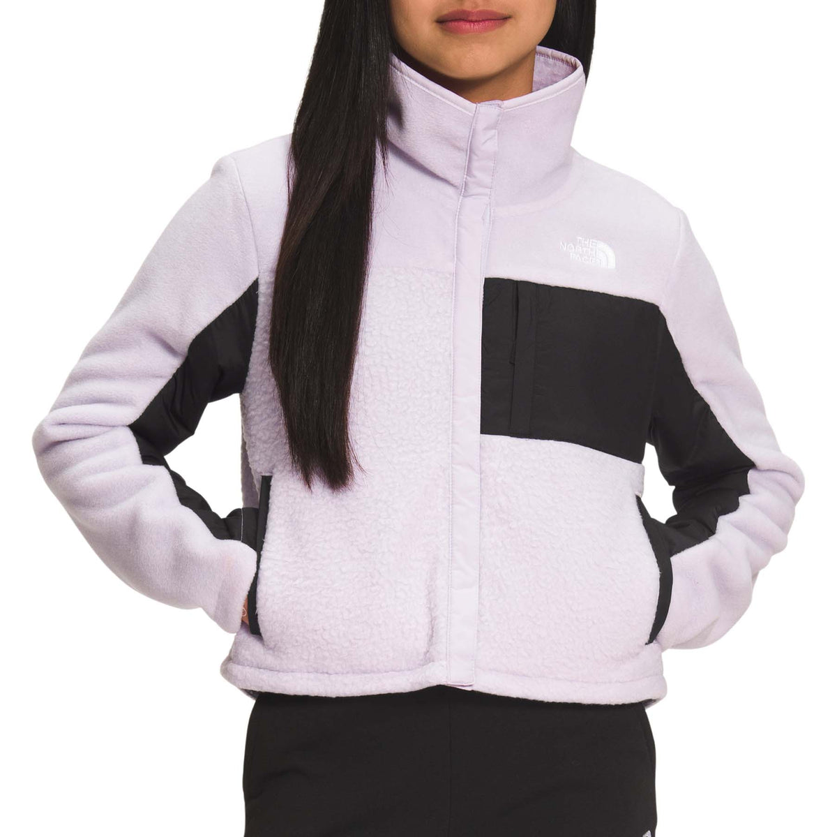 The North Face Fleece Mashup Jacket - Girls' Lavender Fog