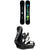 Burton Instigator PurePop Camber Snowboard + Freestyle Snowboard Bindings 2024