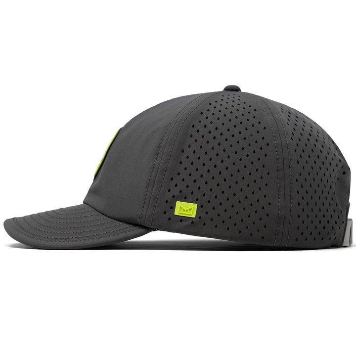 Melin Hydro A-Game Crushed Hat Granite Grey/Yellow
