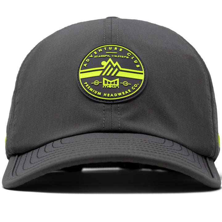 Melin Hydro A-Game Crushed Hat Granite Grey/Yellow