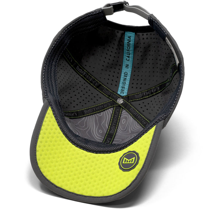 Melin Hydro A-Game Crushed Hat Granite Grey/Yellow