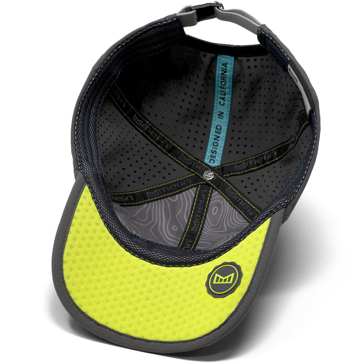 Melin Hydro A-Game Crushed Hat Granite Grey/Yellow