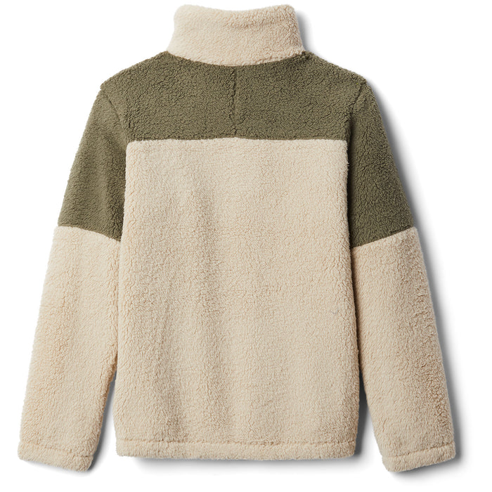 Columbia Rugged Ridge™ III Sherpa Half Zip Fleece - Boys' Ancient Fossil/Stone Green