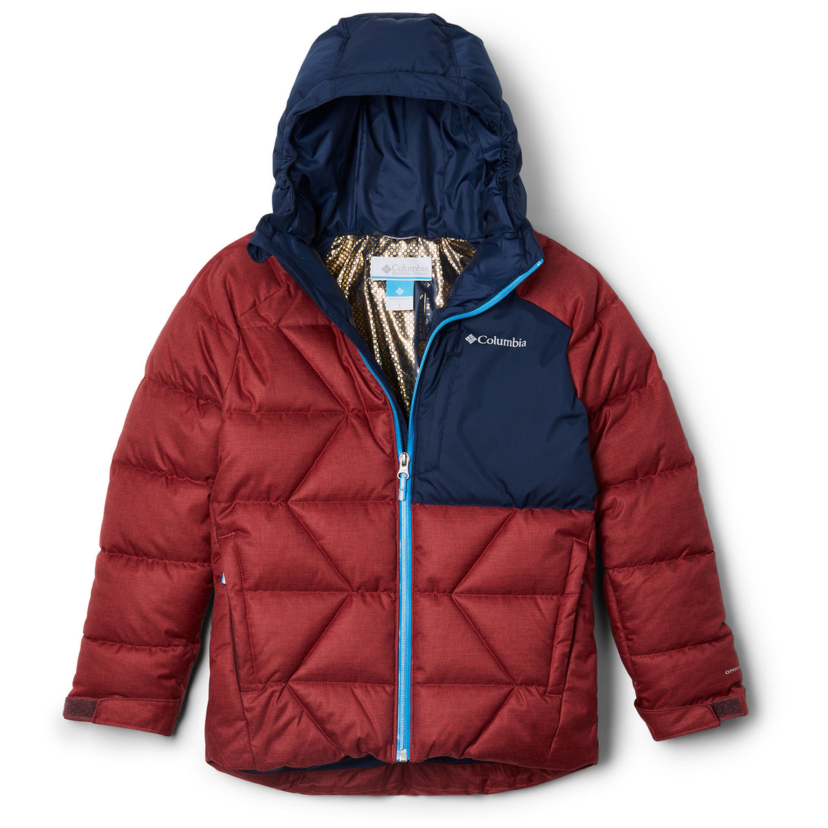 Columbia Winter Powder™ II Quilted Jacket - Boys' Elderberry Heather/Collegiate Navy