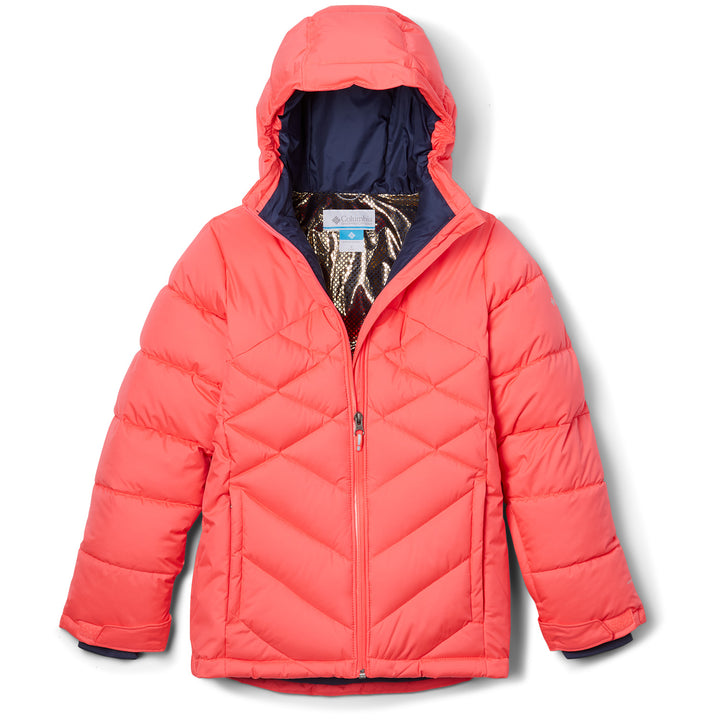 Columbia Winter Powder™ II Quilted Jacket - Girls' Neon Sunrise