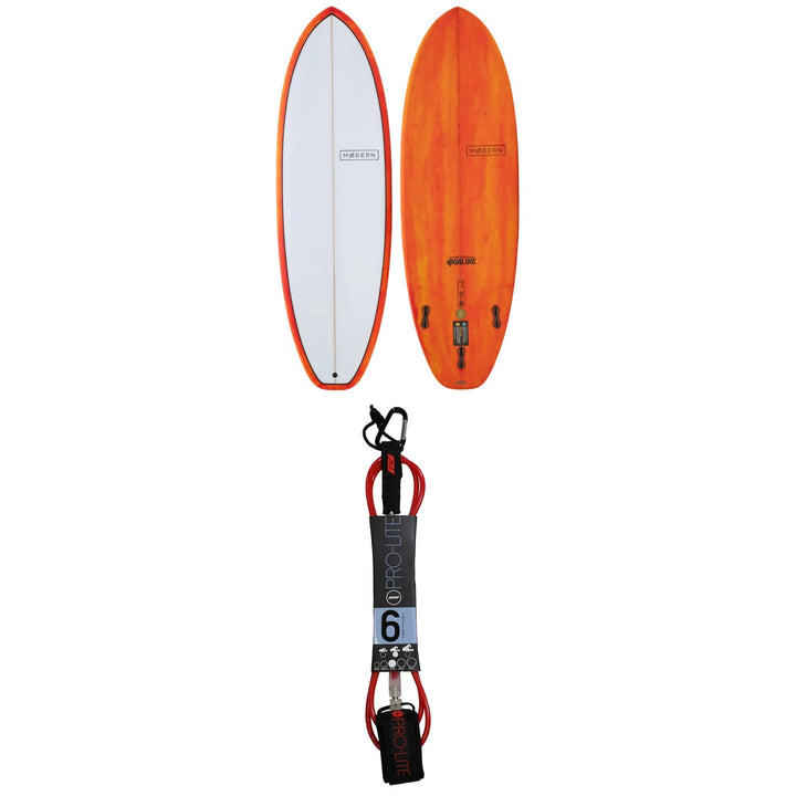 Modern Highline PU 6'0" Surfboard + Pro-Lite 6' Freesurf Surfboard Leash