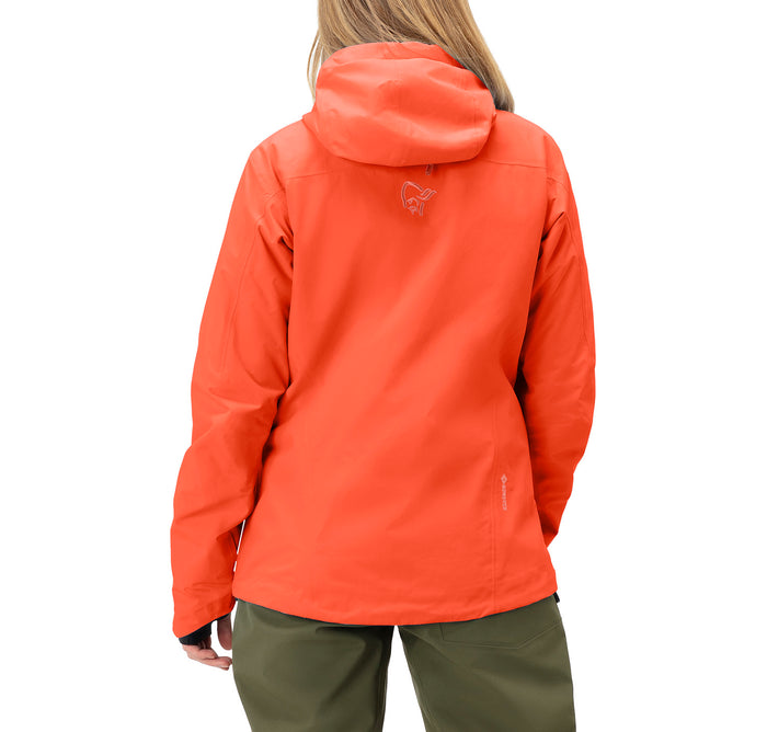 Norrona Lofoten GORE-TEX Insulated Jacket - Women's Orange Alert