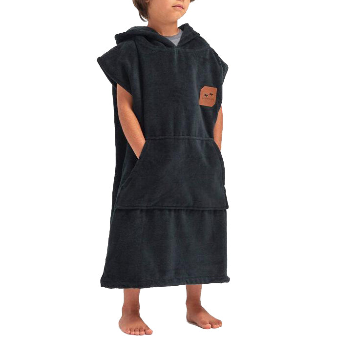 Slowtide Digs Poncho - Kids' Black