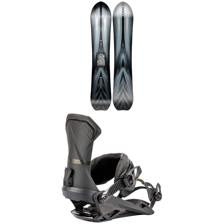 Nitro Dropout Snowboard + Team Snowboard Bindings 2023