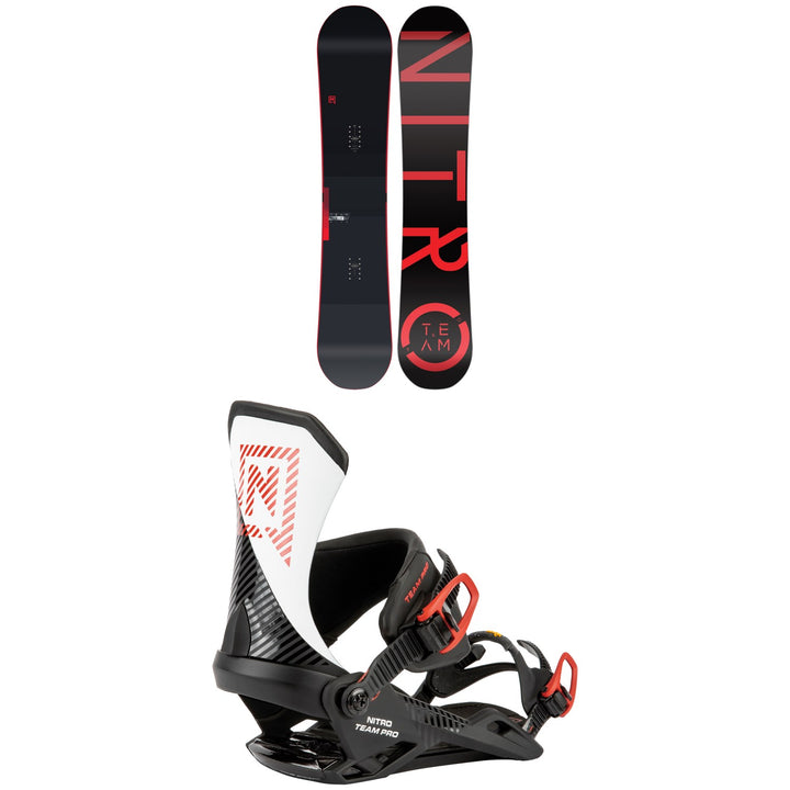 Nitro Team Pro Snowboard + Nitro Team Pro Snowboard Bindings 2023