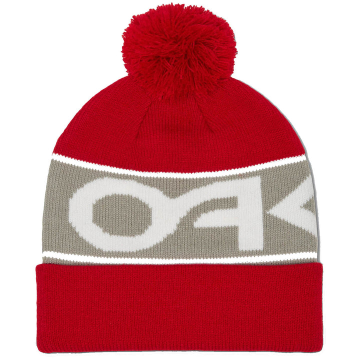 Oakley Factory Cuff Beanie Red Line/Stone Gray