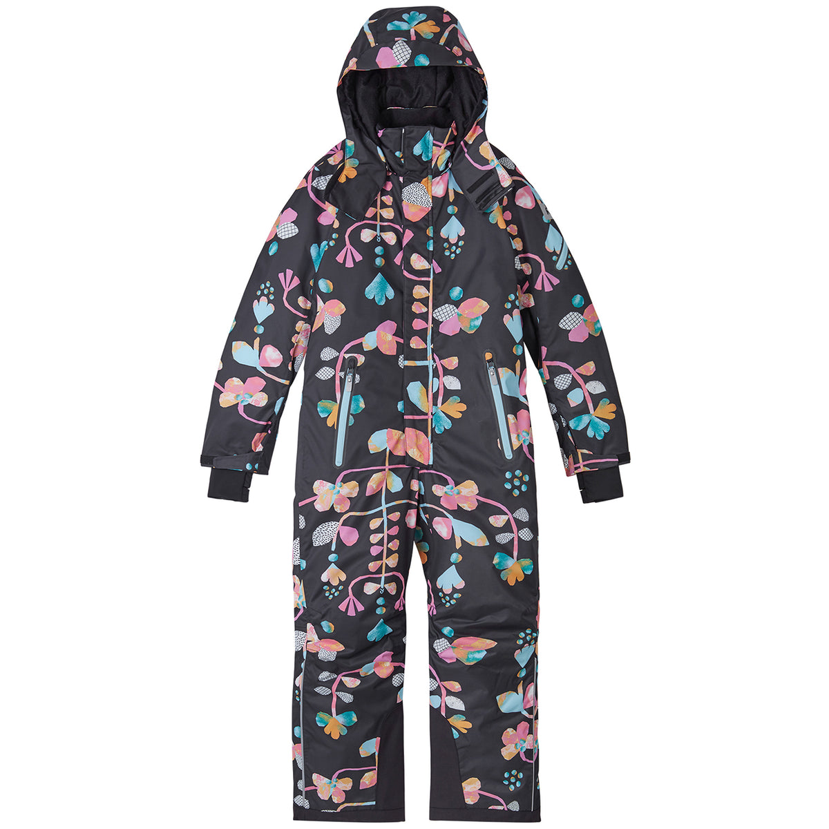 Reima Reach Onepiece - Kids' Floral Black