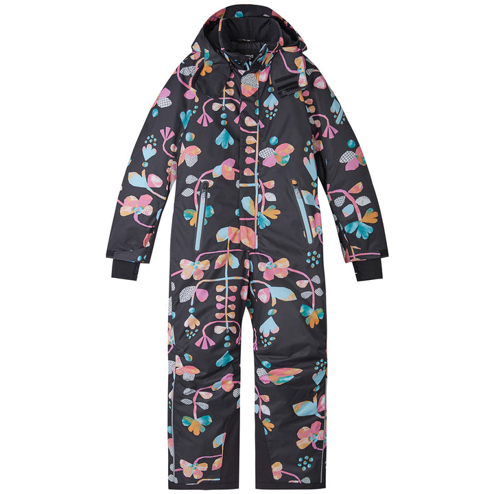 Reima Reach Onepiece - Kids' Floral Black