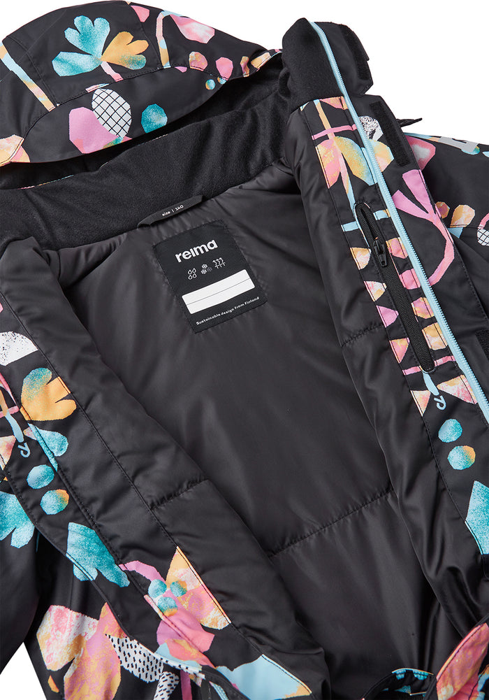 Reima Reach Onepiece - Kids' Floral Black