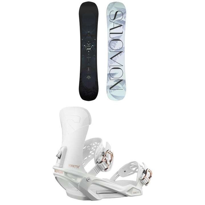 Salomon Wonder Snowboard + Vendetta X Snowboard Bindings - Women's 2023