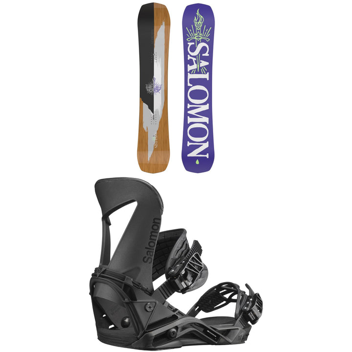 Salomon Assassin Snowboard + Hologram Snowboard Bindings 2023