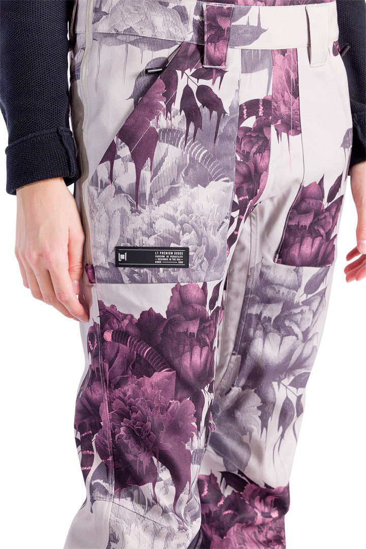 L1 Loretta Overall Bibs - Women's Ghosted Print
