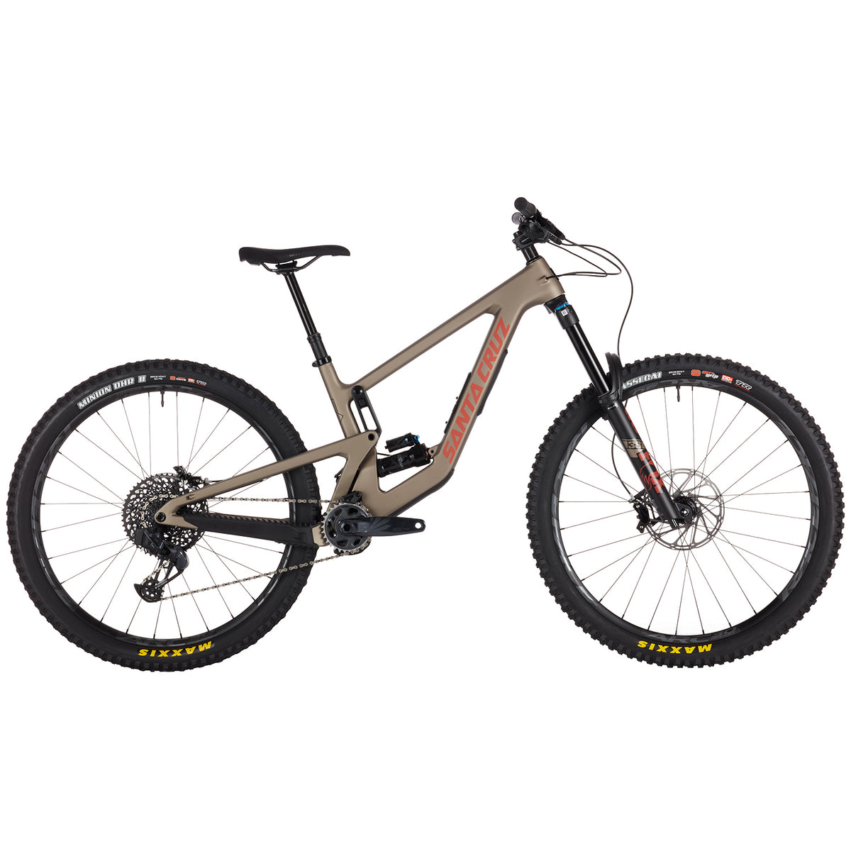 Santa Cruz Megatower C GX AXS Complete Mountain Bike 2022 Matte Nickel