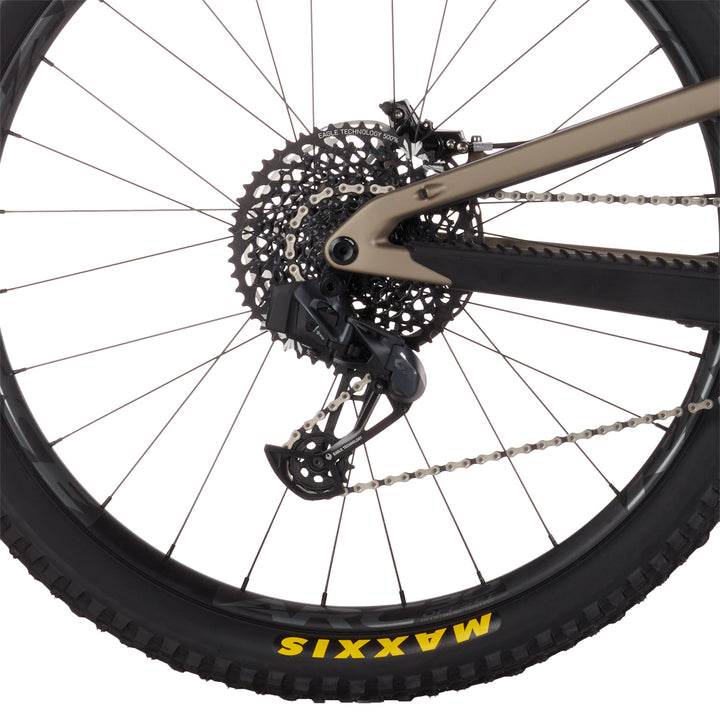 Santa Cruz Megatower C GX AXS Complete Mountain Bike 2022 Matte Nickel