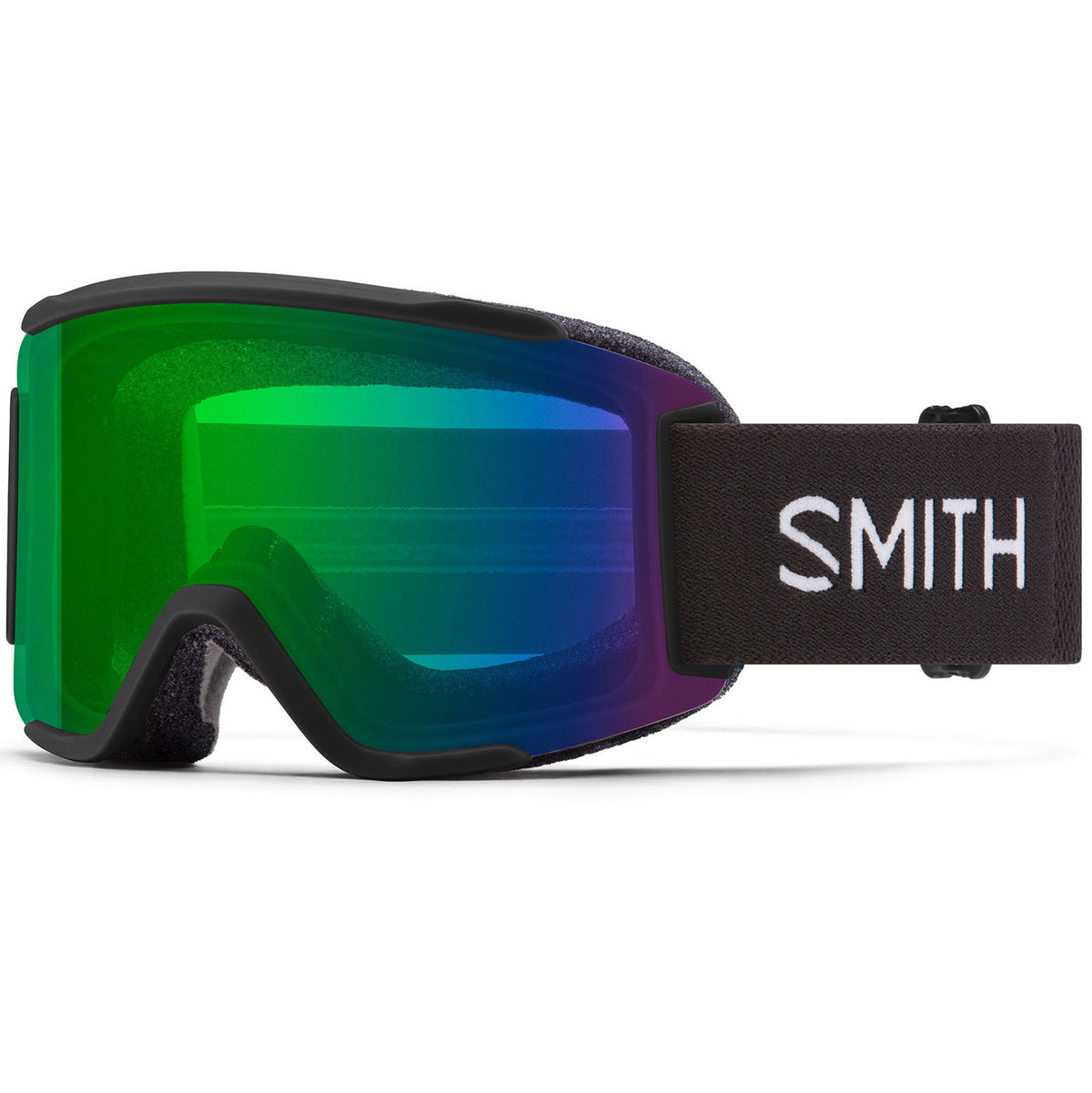 Smith Squad S Goggles - Women's Black/ChromaPop Everday Green Mirror+Clear