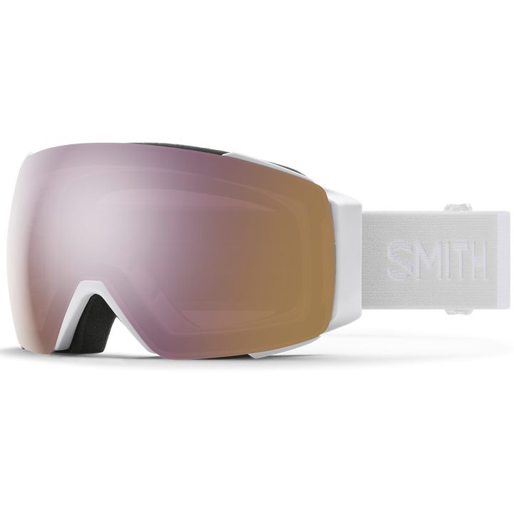 Smith I/O MAG Goggles White Vapor/ChromaPop Everday Rose Gold Mirror+ChromaPop Storm Rose Flash