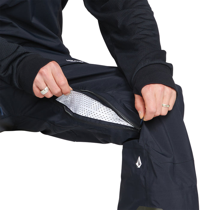 Volcom 3L GORE-TEX Overhauler Bib Pants - Men's Black