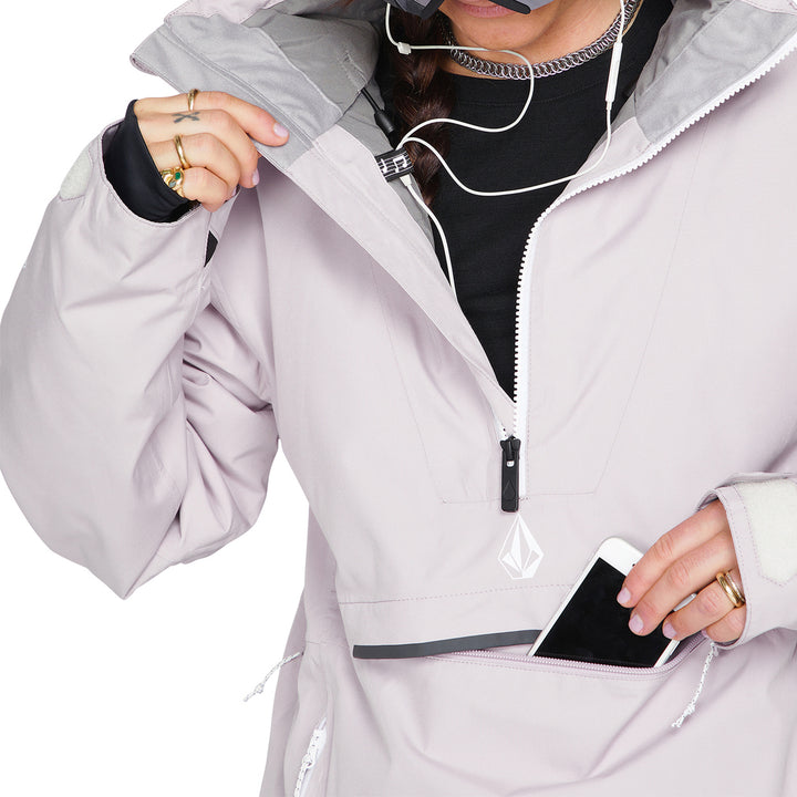 Volcom Fern Insulated GORE-TEX Pullover - Women's Amethyst Smoke