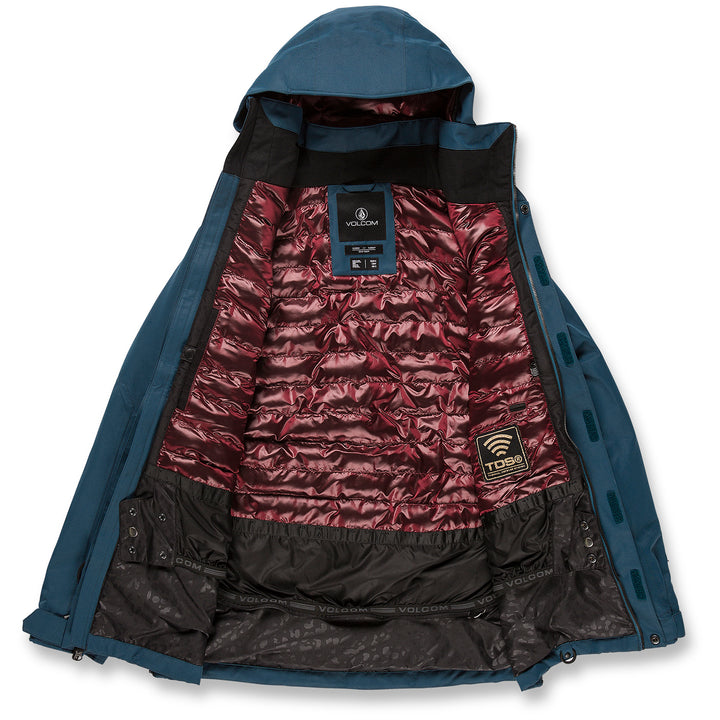 Volcom Paxson 2L TDS INF Parka - Women's Storm Blue