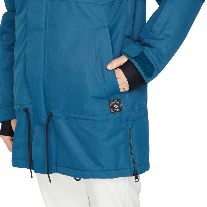 Volcom Paxson 2L TDS INF Parka - Women's Storm Blue