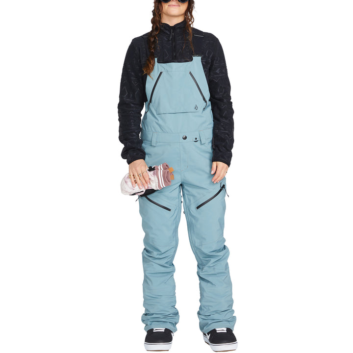 Volcom Elm Stretch GORE-TEX Bib Overalls - Women's Green Ash